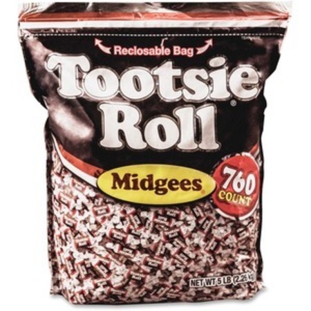 TOOTSIE Snack, Midgees, 5Lb TOO884580